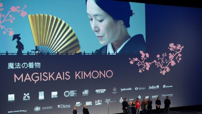 Nosvinēta Japānas-Latvijas spēlfilmas “Maģiskais kimono” pirmizrāde