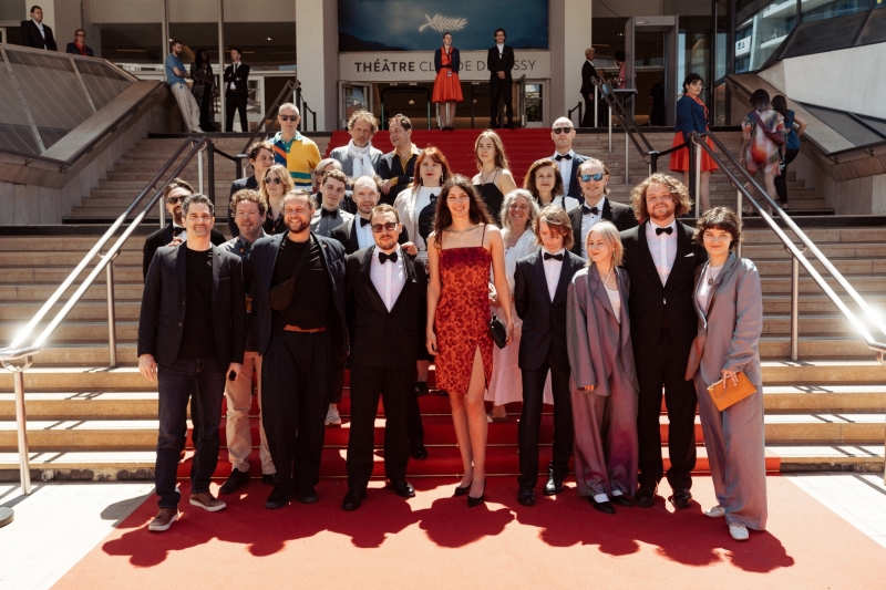 Red carpet group photo