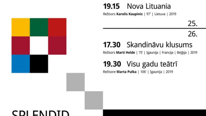 Tuvojas tradicionālās Baltijas filmu dienas – šogad 25. un 26. augustā