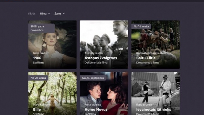“Latvijas filmas Latvijas simtgadei” portālā LSM.LV