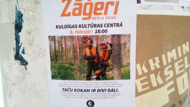 Ivars Zviedris ar filmu “Zāģeri” devies Latvijas tūrē