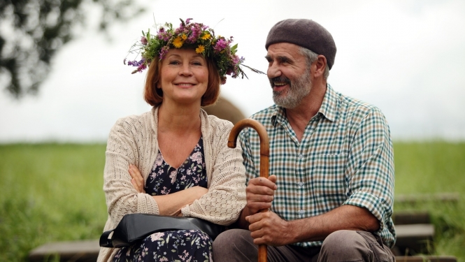 Foto no filmas "Vectēvs, kas bīstamāks par datoru" uzņemšanas laukuma, foto: Agnese Zeltiņa