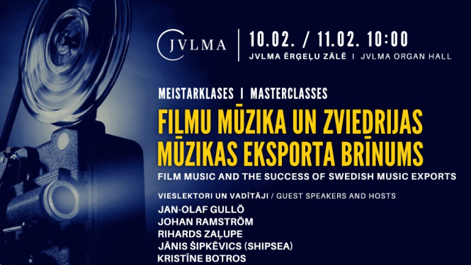 mūzikas meistarklases plakāts