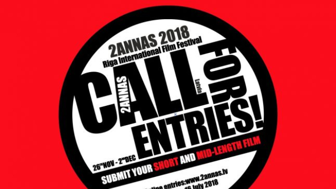 23. Rīgas Starptautiskais īsfilmu festivāls 2ANNAS sāk pieņemt filmas 2018. gada konkursam