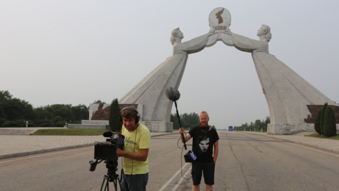 Uģis Olte par filmas “Atbrīvošanas diena” uzņemšanu Ziemeļkorejā