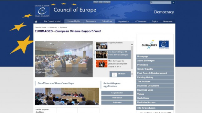 Fondā “Eurimages” finansēti divi Latvijas kopražojumi