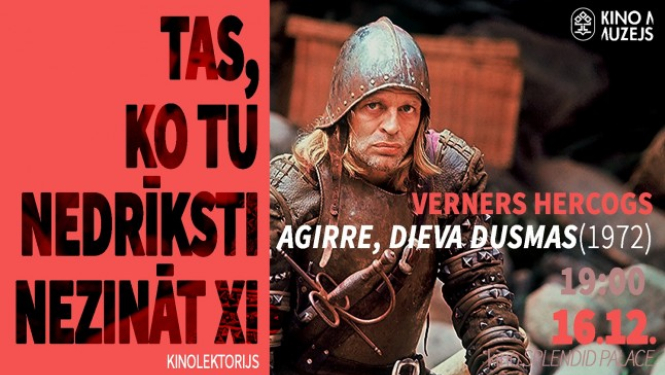 Kino muzeja lektoriju noslēdz Hercogs un Kinskis