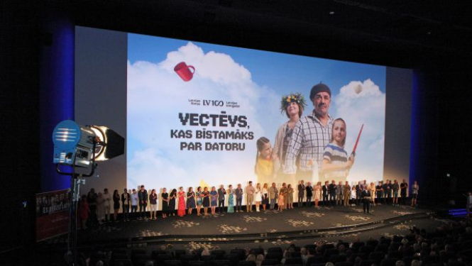 Nosvinēta pirmās Simtgades filmas pirmizrāde