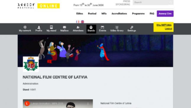 Latvija plaši pārstāvēta animācijas festivālā Ansī Francijā