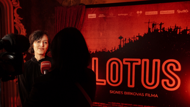 režisore Signe Birkova pirmizrādē