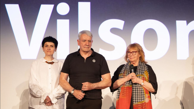 Dzintra Geka un Mārtiņš VIlsons