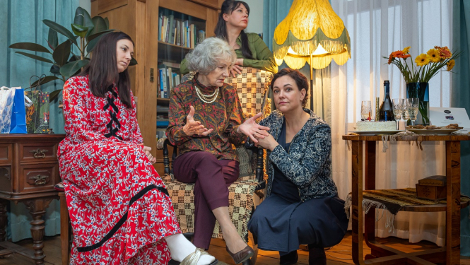 Anta Aizupe, Lidija Pupure, Daiga Kažociņa, Baiba Broka