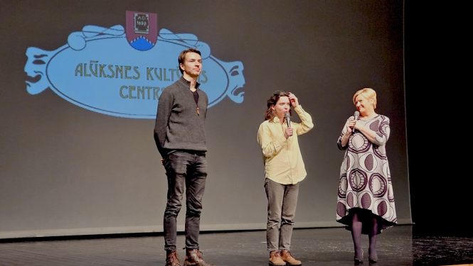 Filmas komanda Alūksnē