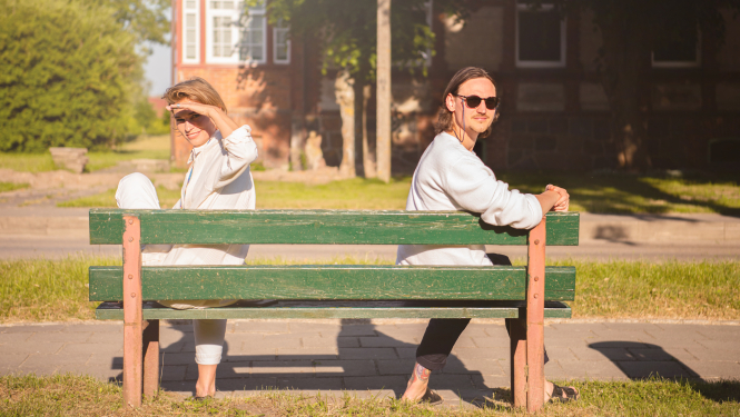 Baltic Shorts Residency2021. Residents Zanete Skarule ir Juri Krutii. Foto: Benita Srebaliute