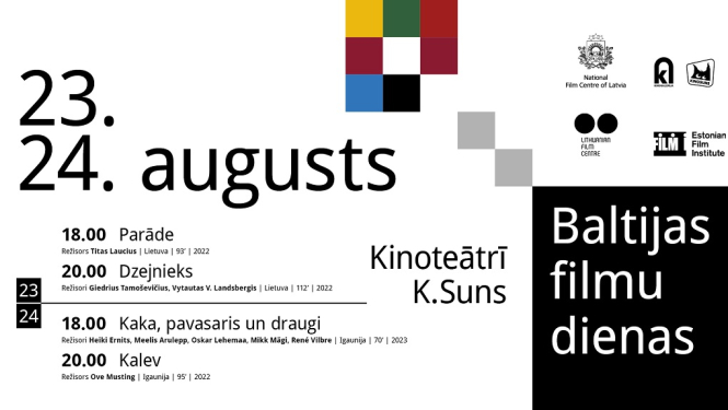 Baltijas filmu dienu plakāts