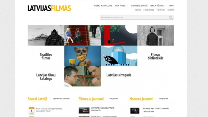 Uz balvu “Kilograms kultūras” pretendē www.filmas.lv