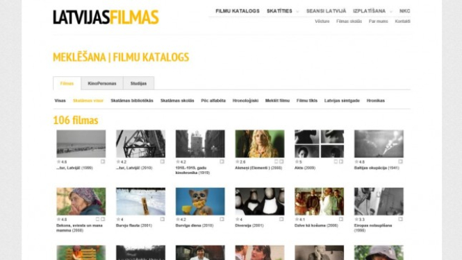 Portāls filmas.lv pretendē uz balvu “Kilograms kultūras 2015”