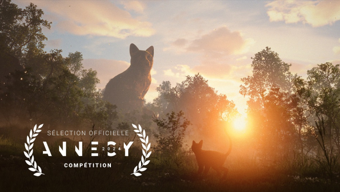 Filmas kadrs ar Annecy logo