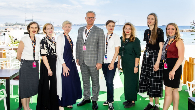 Latvijas komanda Kannās