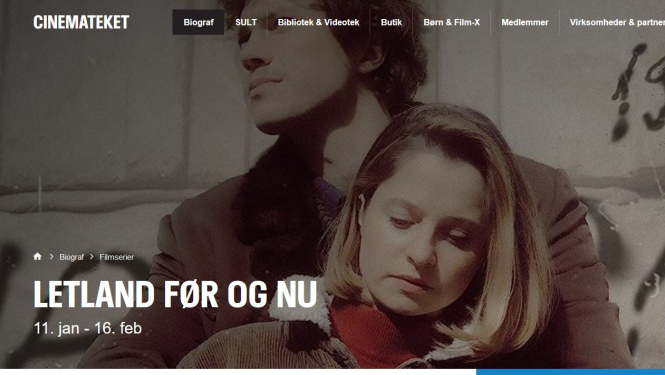 Sinematēkas mājaslapa