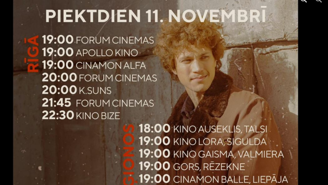 pirmizrāžu kalendārs