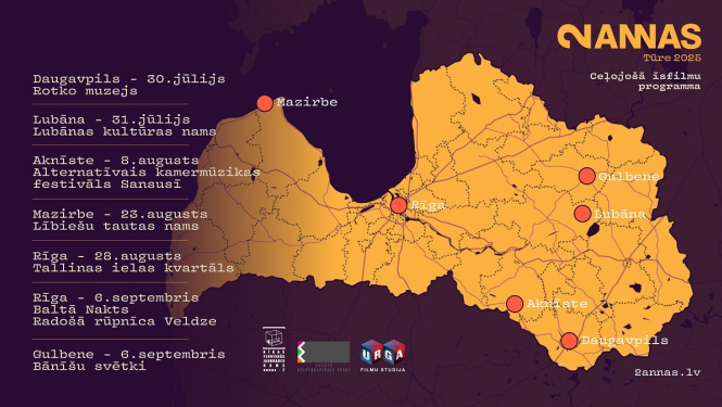 filmu tūres plakāts