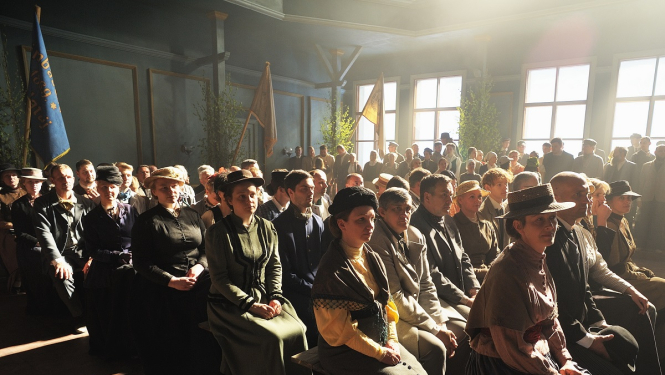 klausītāji dziesmu svētkos