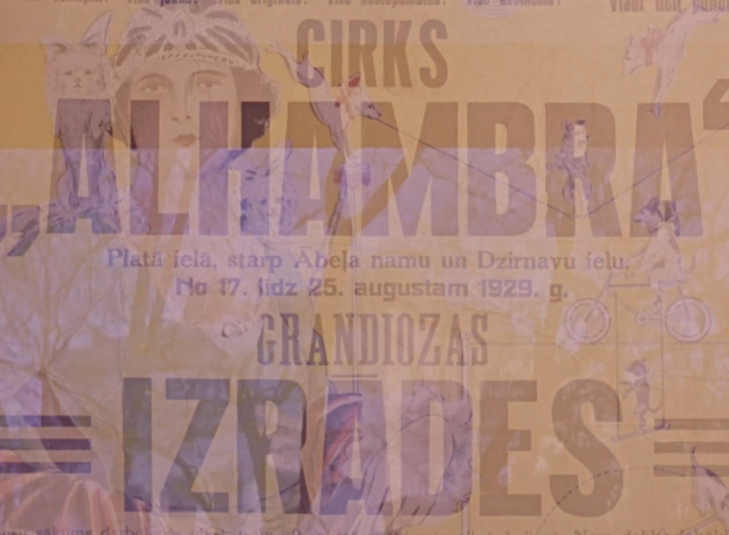 Kadrs no filmas "Atmiņas par cirku"