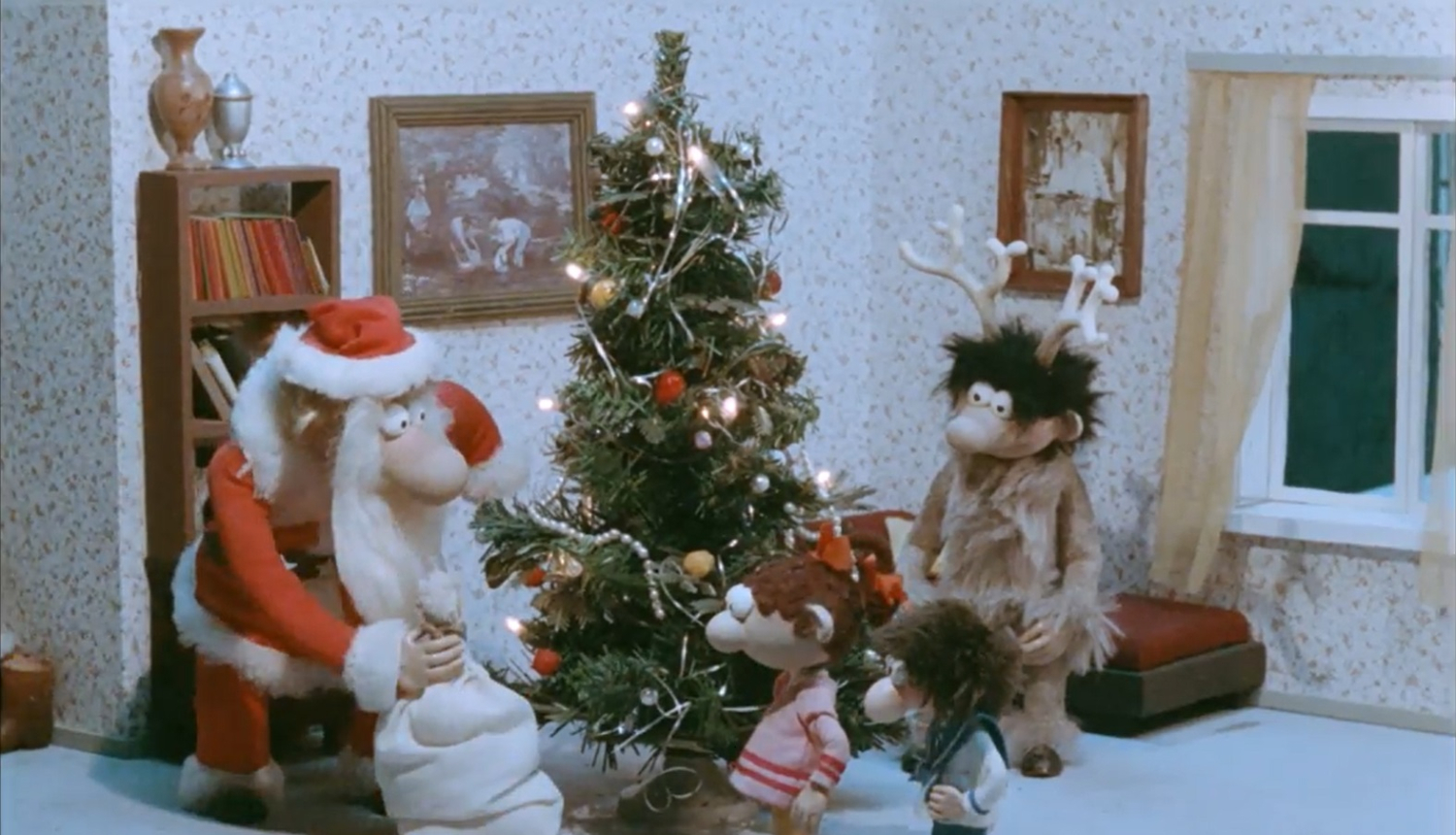 Ziemassvētku eglīte un bērni