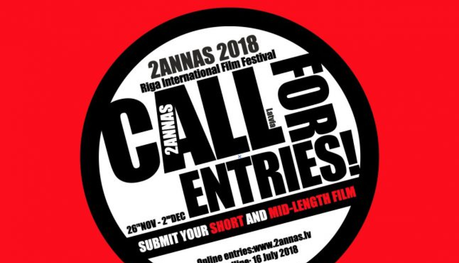 23. Rīgas Starptautiskais īsfilmu festivāls 2ANNAS sāk pieņemt filmas 2018. gada konkursam