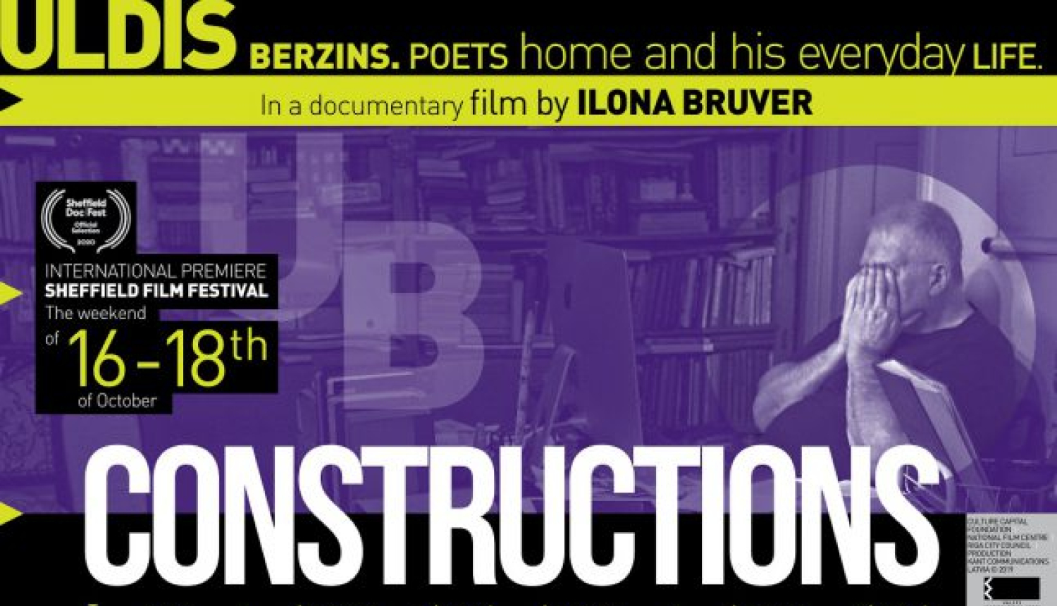 Ilonas Brūveres filma “Konstrukcijas” Lielbritānijas kinofestivālā