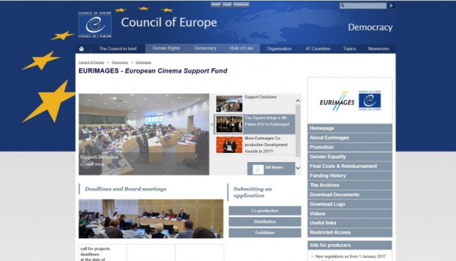 Fondā “Eurimages” finansēti divi Latvijas kopražojumi