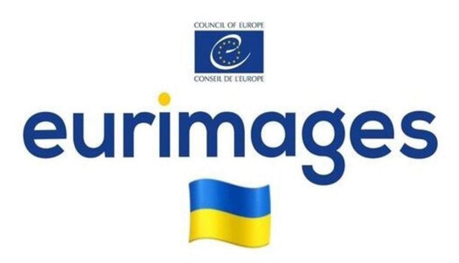 EUR logo un Ukrainas karogs