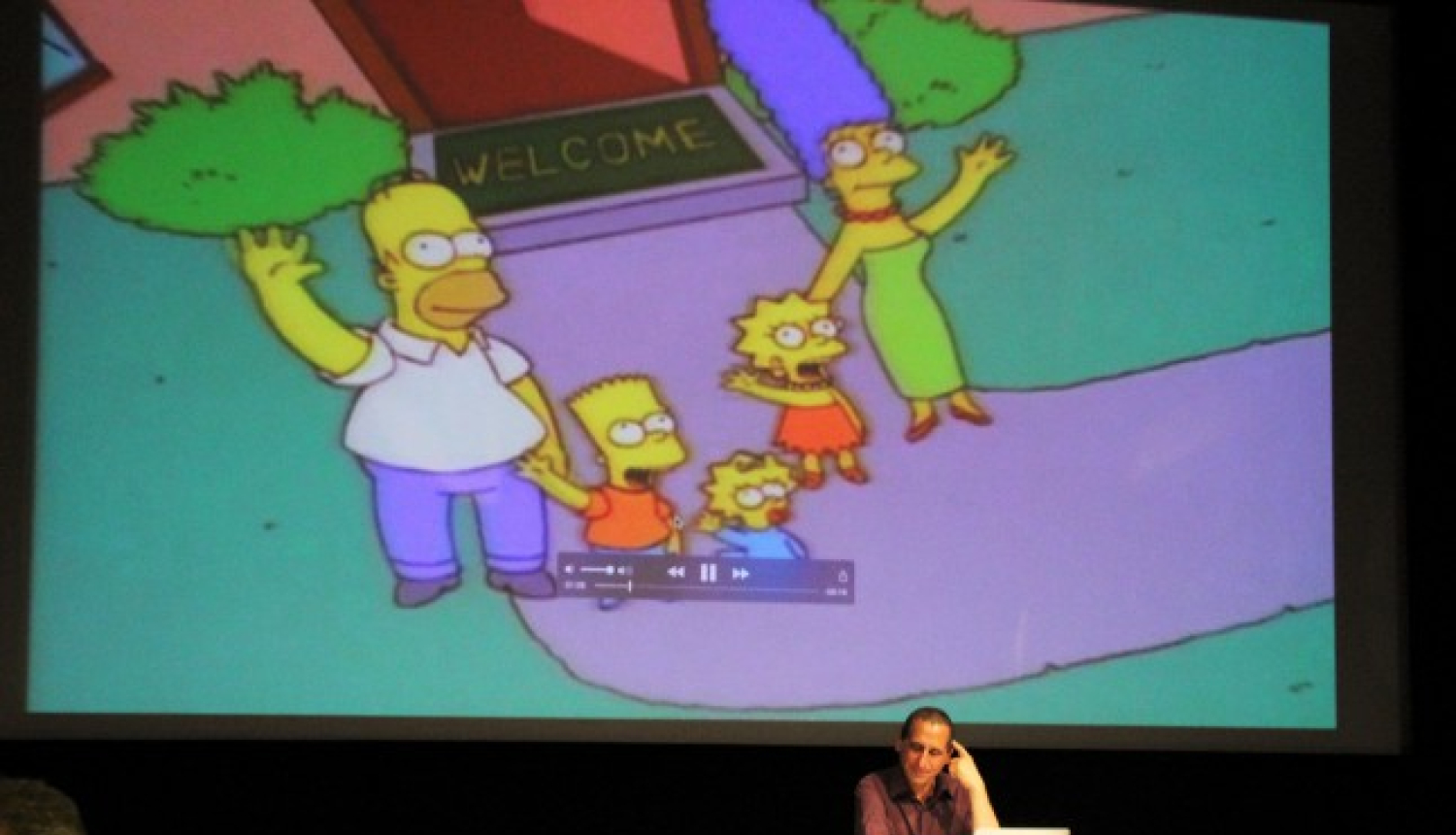 Rīgā viesojas seriāla “Simpsoni” producents