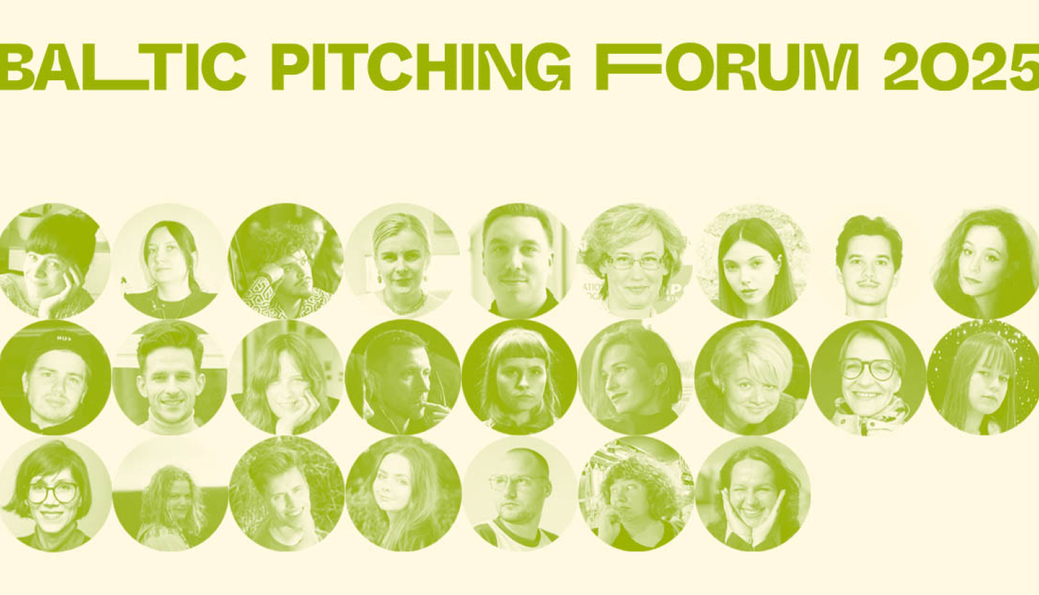 dalībnieki plakātā