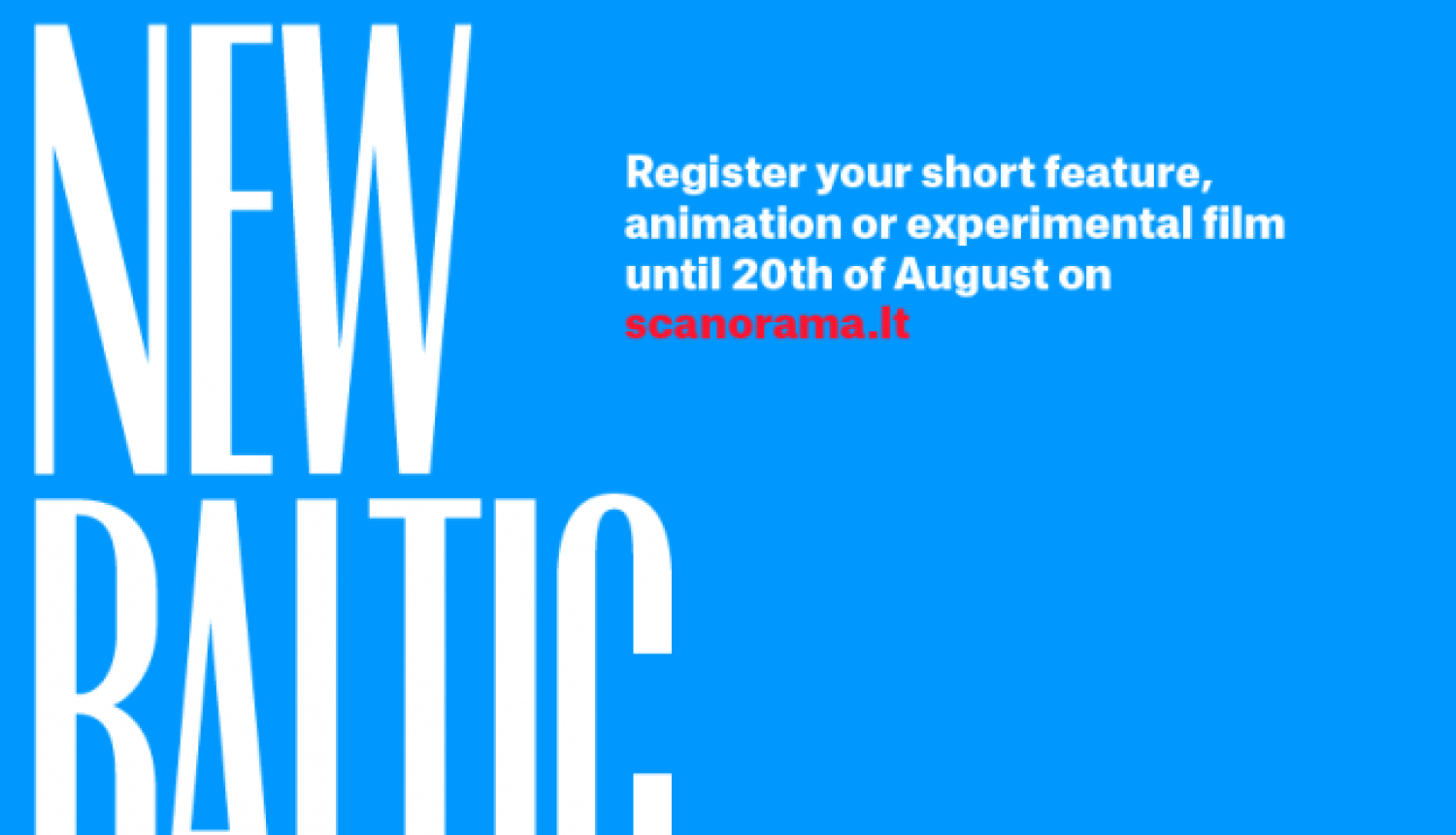 Sākusies pieteikšanās īsfilmu konkursam “Jaunais Baltijas Kino”