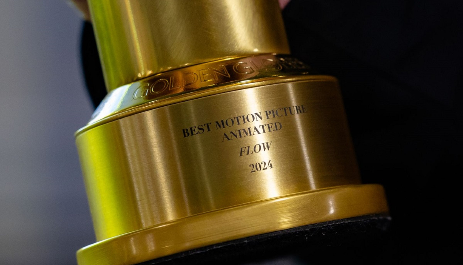 Zelta globusa balvas fragments