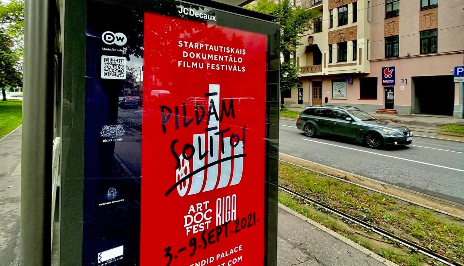 ArDocFest reklāmas stends