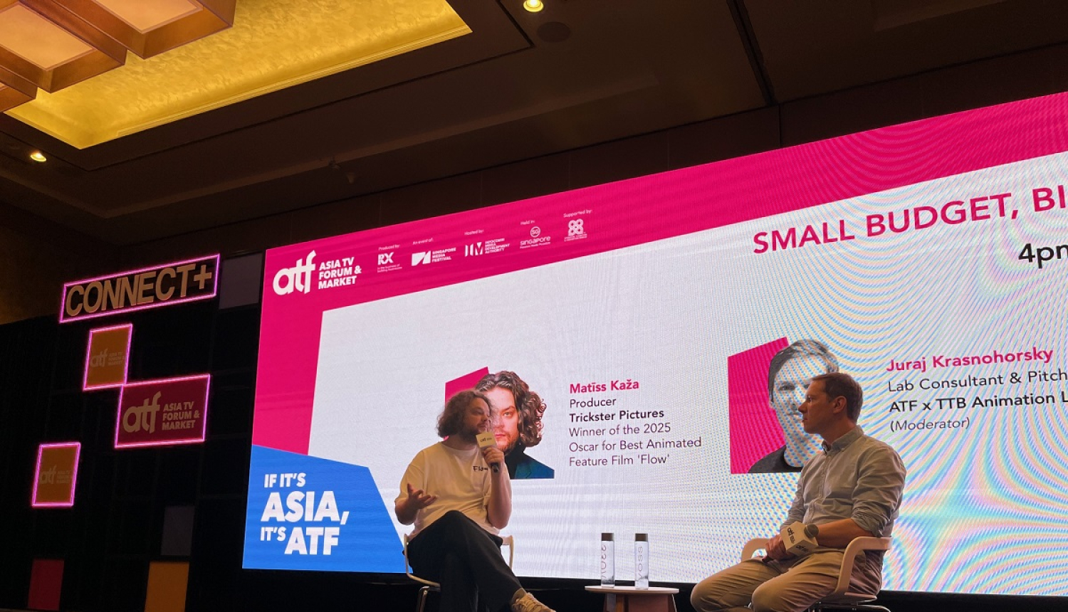 Matīss Kaža uz skatuves