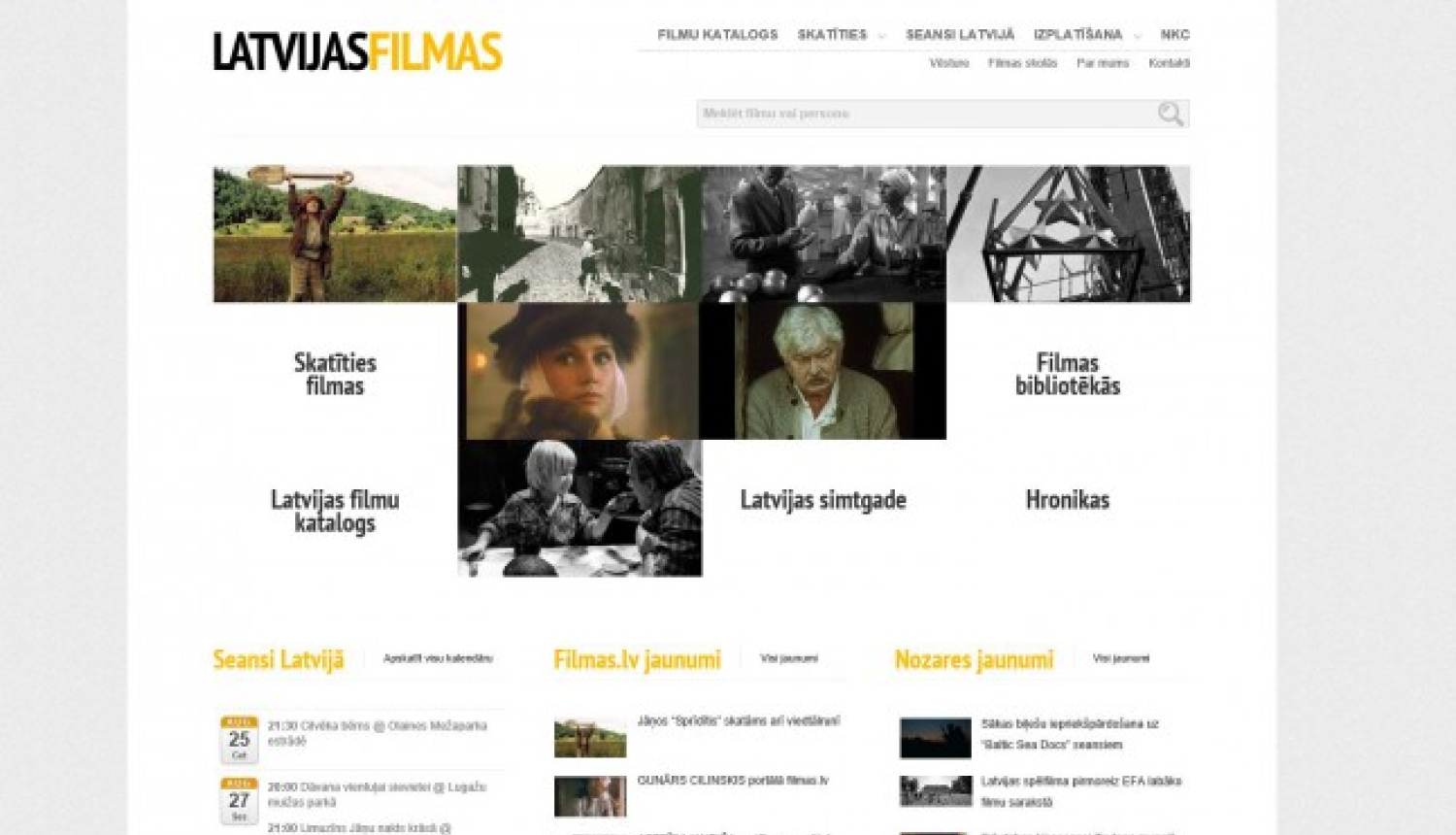 Portāla filmas.lv tiešsaistes sadaļai aprit gads