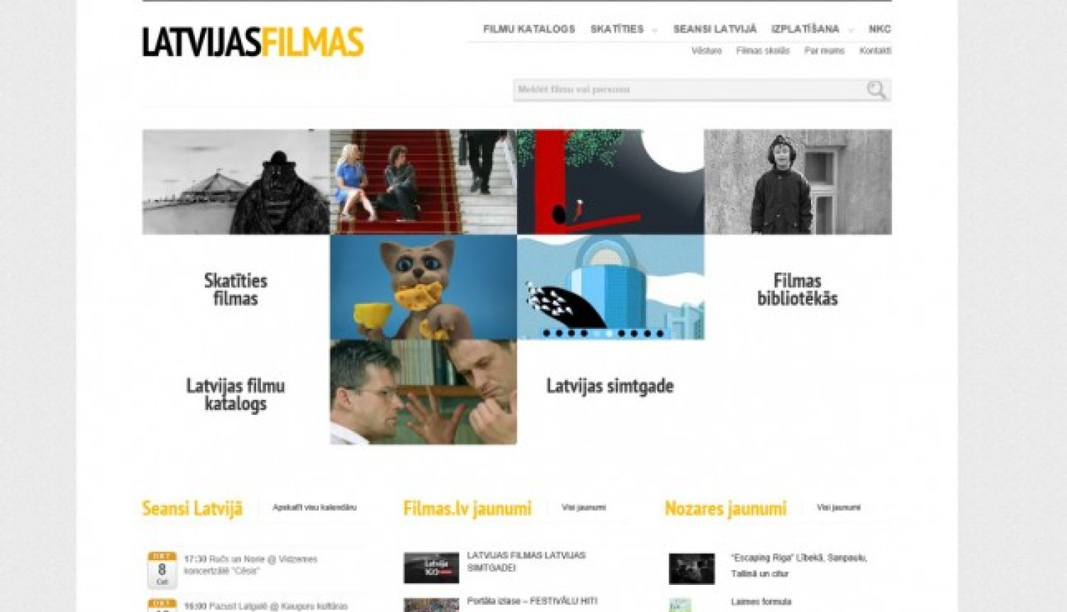 Uz balvu “Kilograms kultūras” pretendē www.filmas.lv