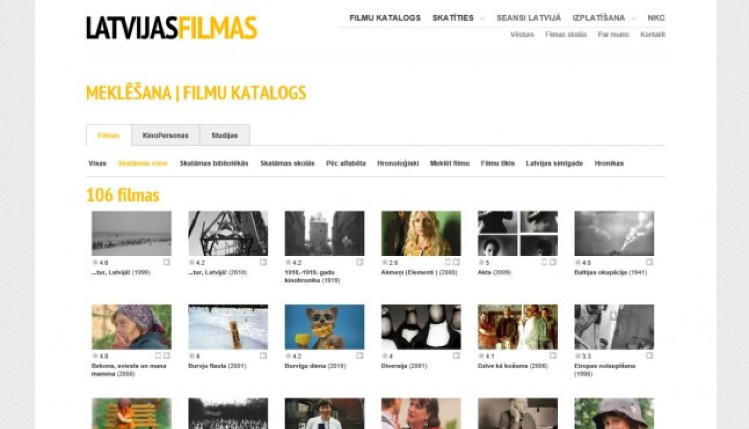 Portāls filmas.lv pretendē uz balvu “Kilograms kultūras 2015”