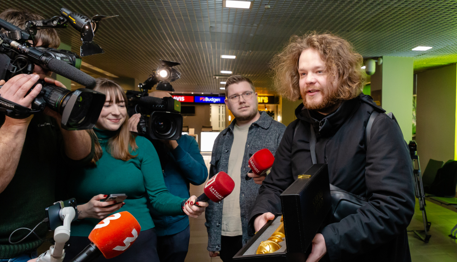 "Zelta Globuss" ierodas Rīgā, foto: Agnese Zeltiņa