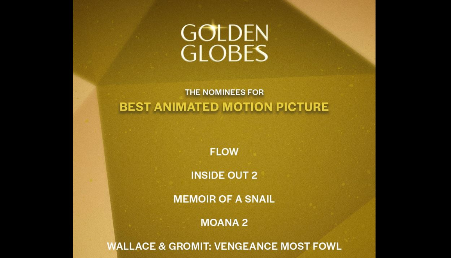 sešas nominētās filmas