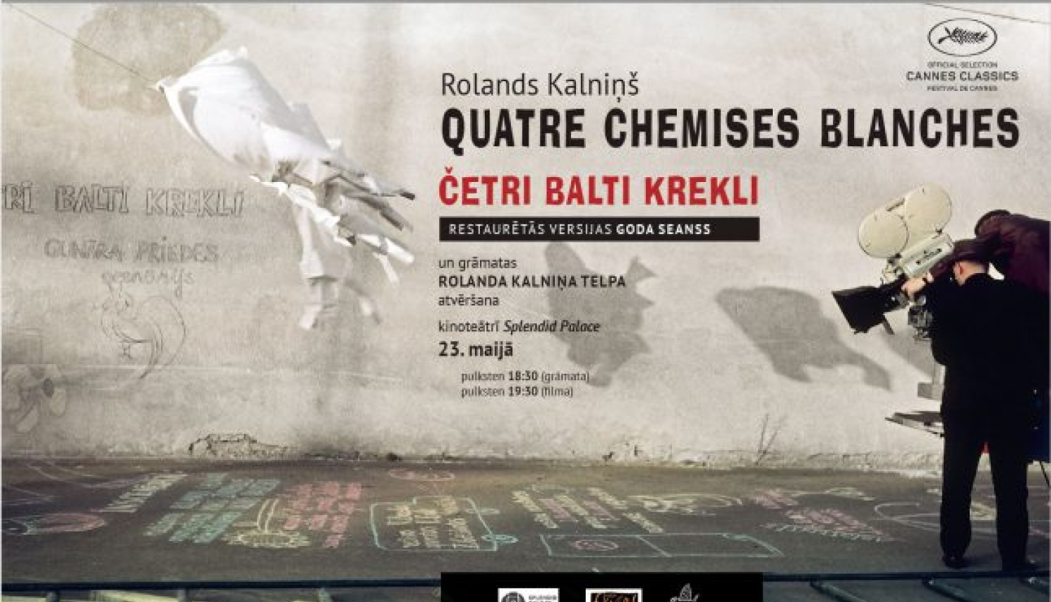 Filmas “Četri balti krekli” Goda seanss “Splendid Palace”