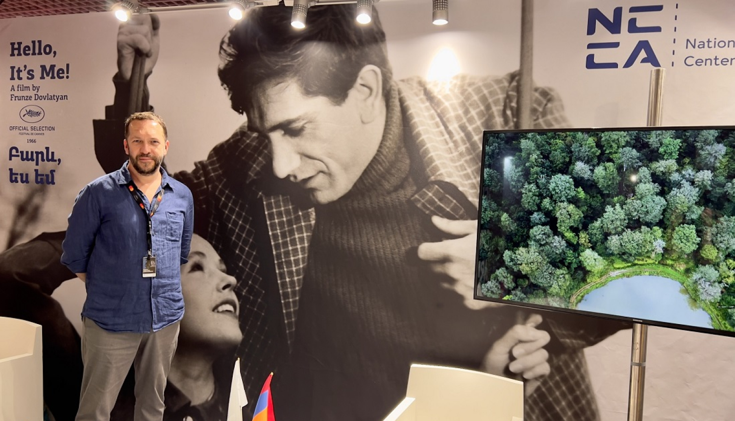 Roberts Vinovskis Armēnijas Kannu stendā