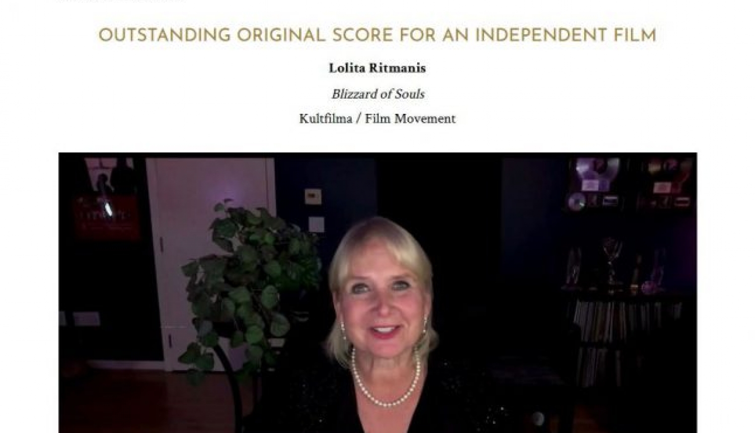 Lolita Ritmanis iegūst “Amerikas Komponistu un autoru apvienības” balvu