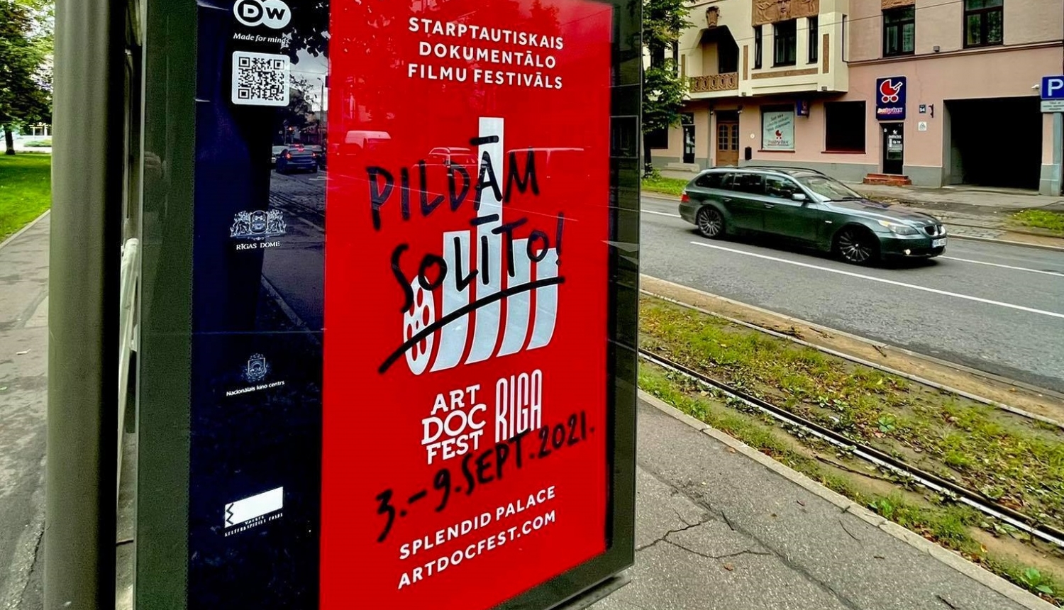 ArDocFest reklāmas stends