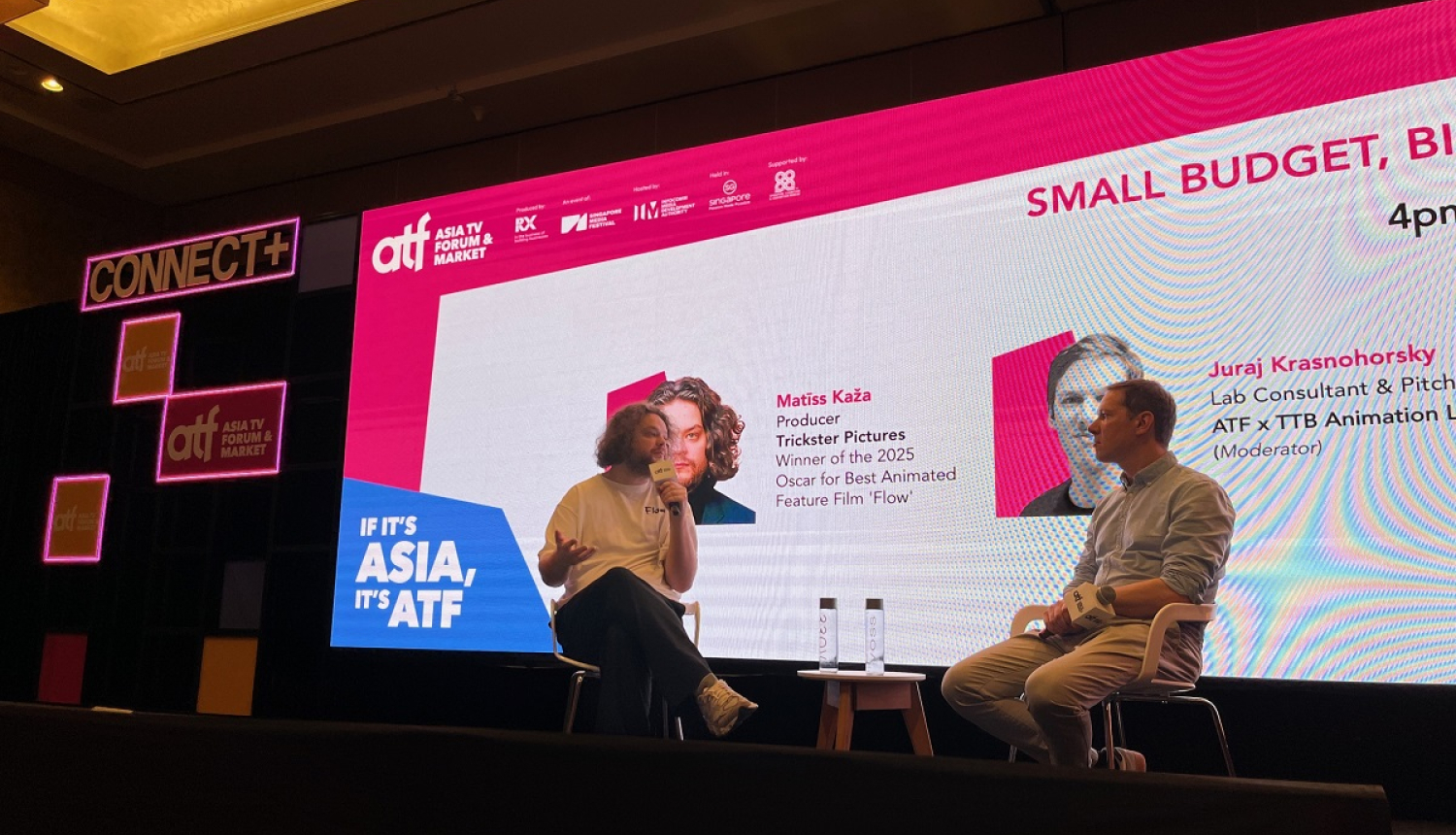 Matīss Kaža uz skatuves