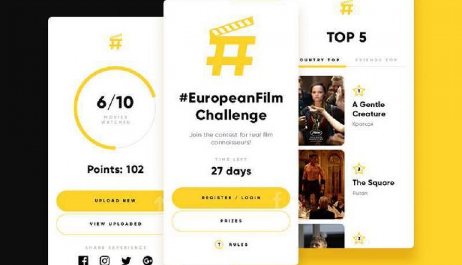 Sācies Eiropas filmu skatītāju konkurss #europeanfilmchallenge